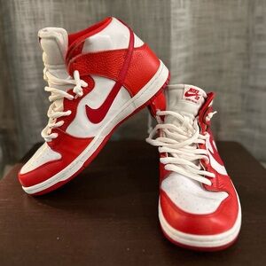 Nike sb dunk high future court red *WARPED*
